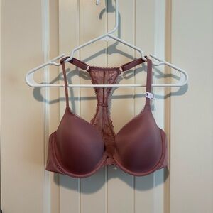 NWT Victoria's Secret Lace Back Bra - Mauve